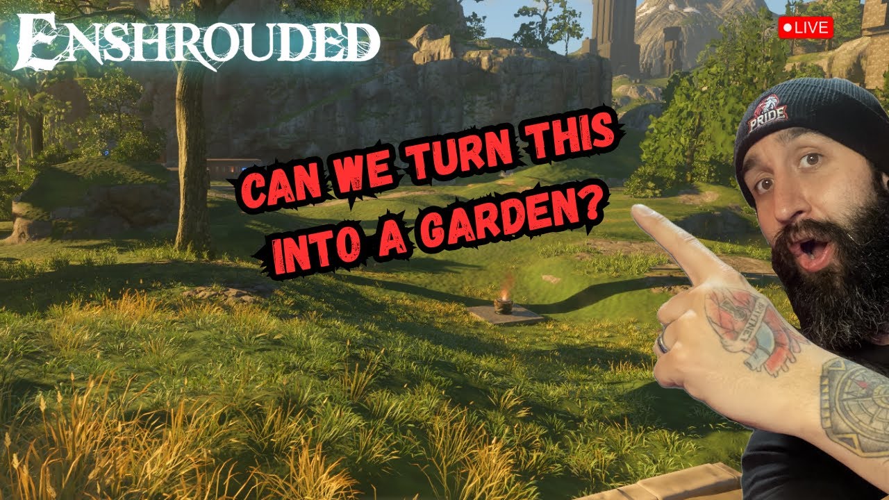 🔴 Manor Customization, Garden Build & Flame Altar Move | Enshrouded Part 7