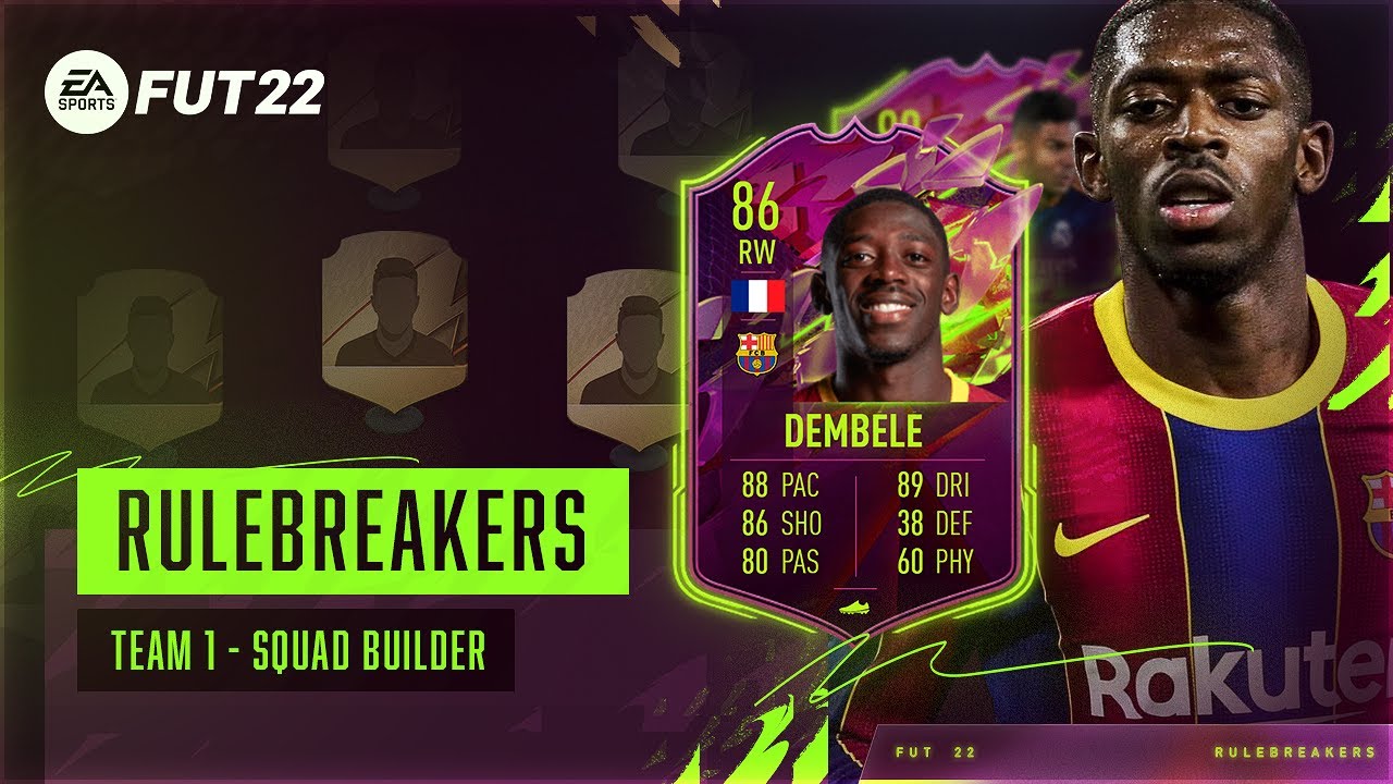 Rulebreakers Squad Builder! FUT 22 Squads - 250k, 500k, 1m, 2m Coins!