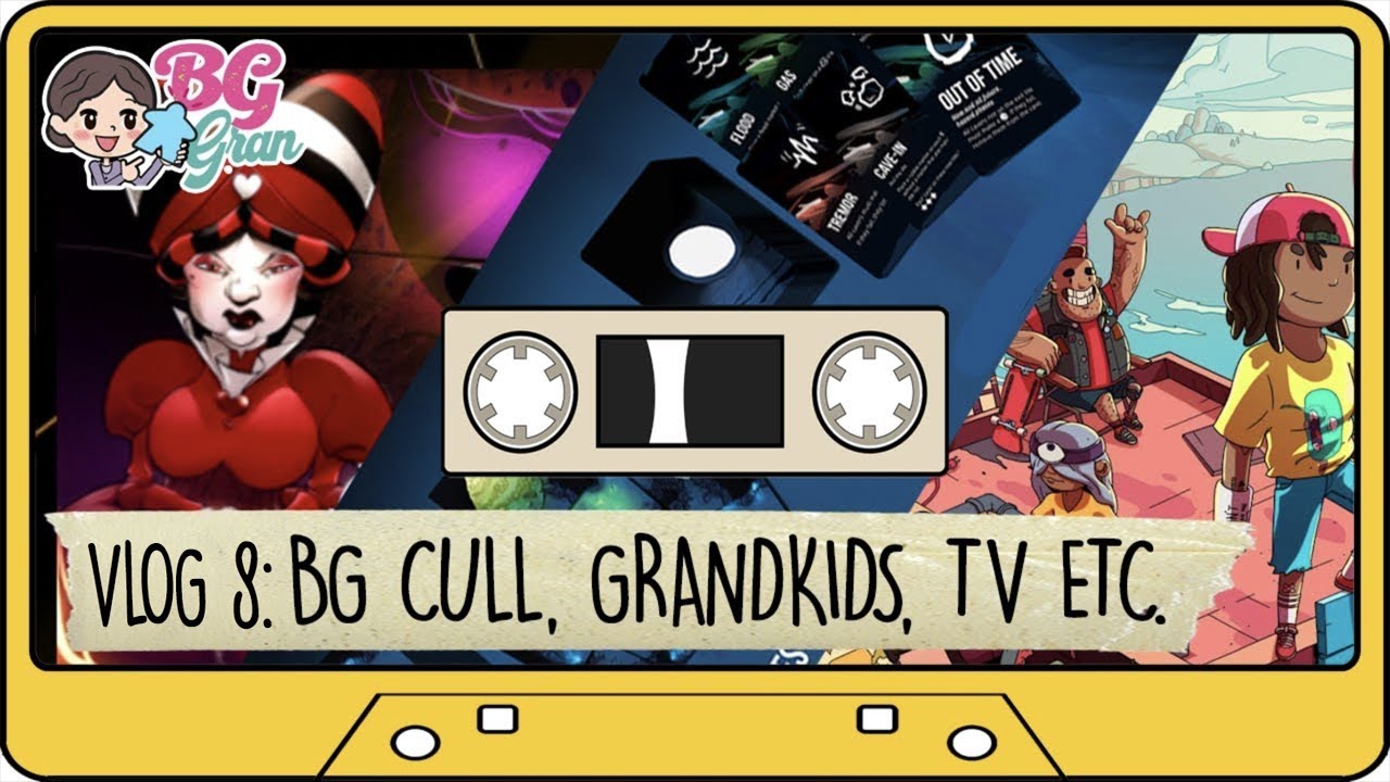 VLOG 8: BOARD GAME CULL, KICKSTARTER INCOMING, TV, KIDS, ETC. - A personal update from me