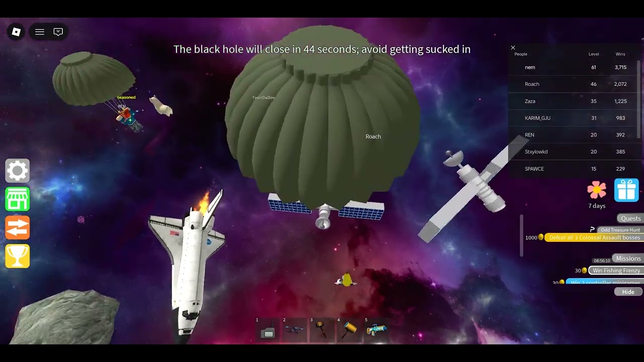 Roblox Epic Minigames | Black Hole Scramble ❤️🩷