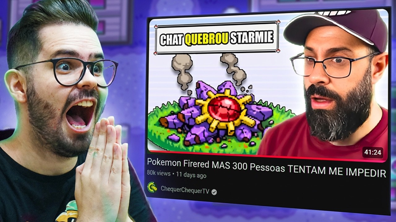 ZERANDO Pokemon Firered mas 300 pessoas TENTAM IMPEDIR (feat. @ChequerChequerTV)