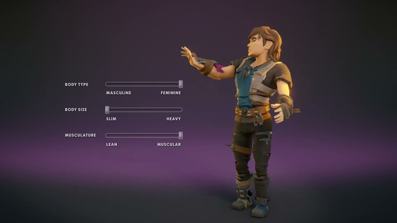 Body Blend Shapes Demo &ndash; Synty Sidekick Character Creator