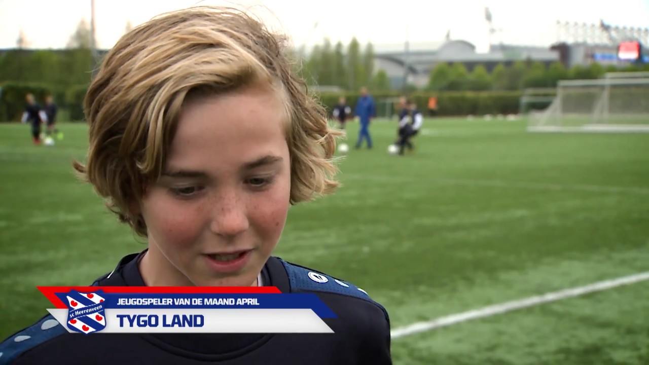 Jeugdspeler van de maand april 2017: Tygo Land