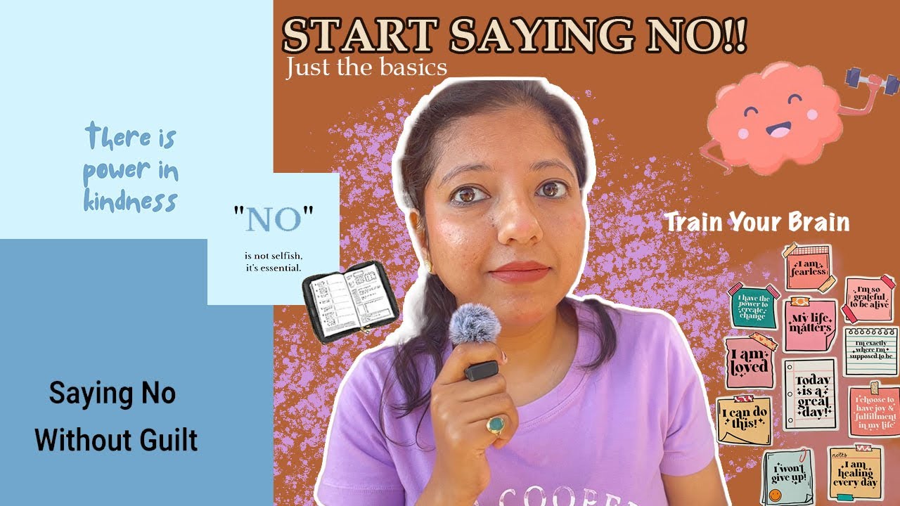 LEARN TO SAY NO! | Just the basics.