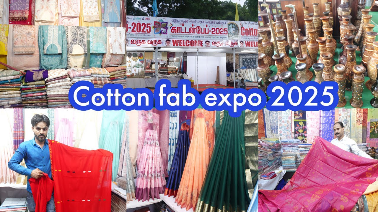 நம்ம மதுரையில் Cotton Fab Expo 2025 | All Indian States Famous Products in Madurai