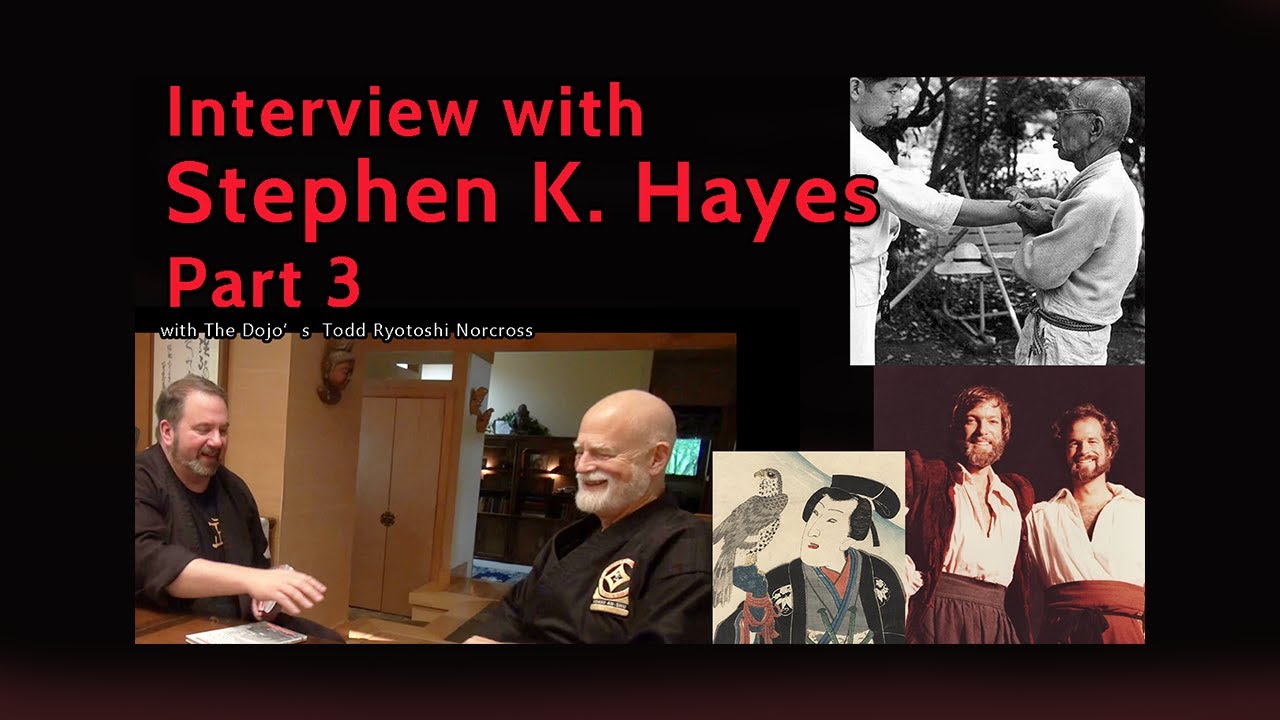 Black Belt Hall of Fame member Stephen K. Hayes Interview - Part 3