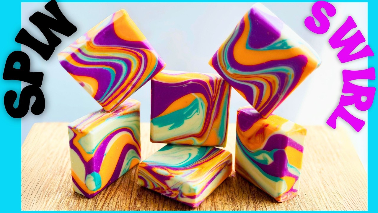 Incredible Results Simple Technique! Spin Swirl Soap Making ~ Soap Challenge Club