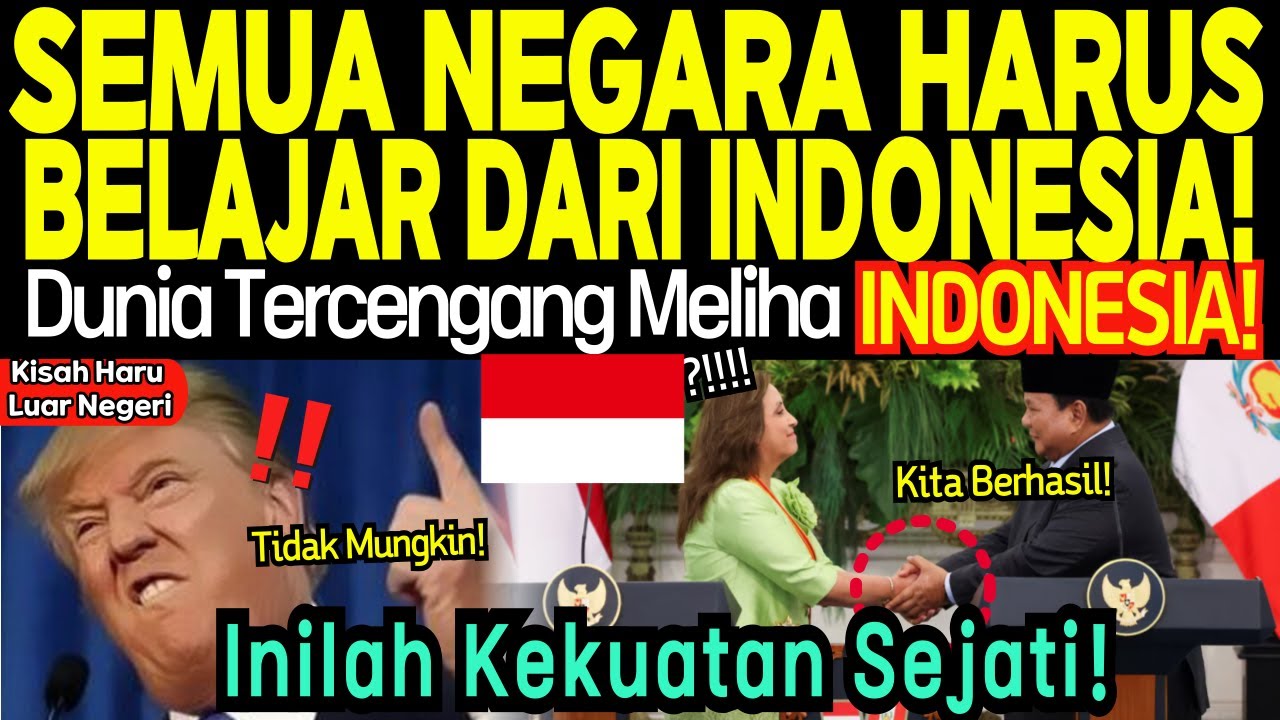[Kisah Haru Luar Negeri]SEMUA NEGARA HARUS BELAJAR DARI INDONESIA!