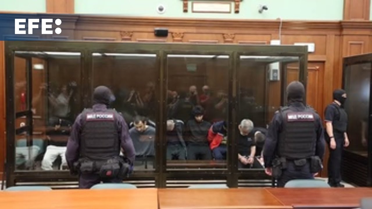 Comienza el juicio por el atentado yihadista de Crocus City Hall en Moscú