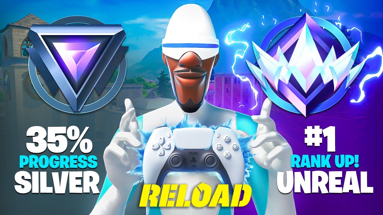 Silver to Unreal Controller Reload Speedrun (Fortnite Ranked)