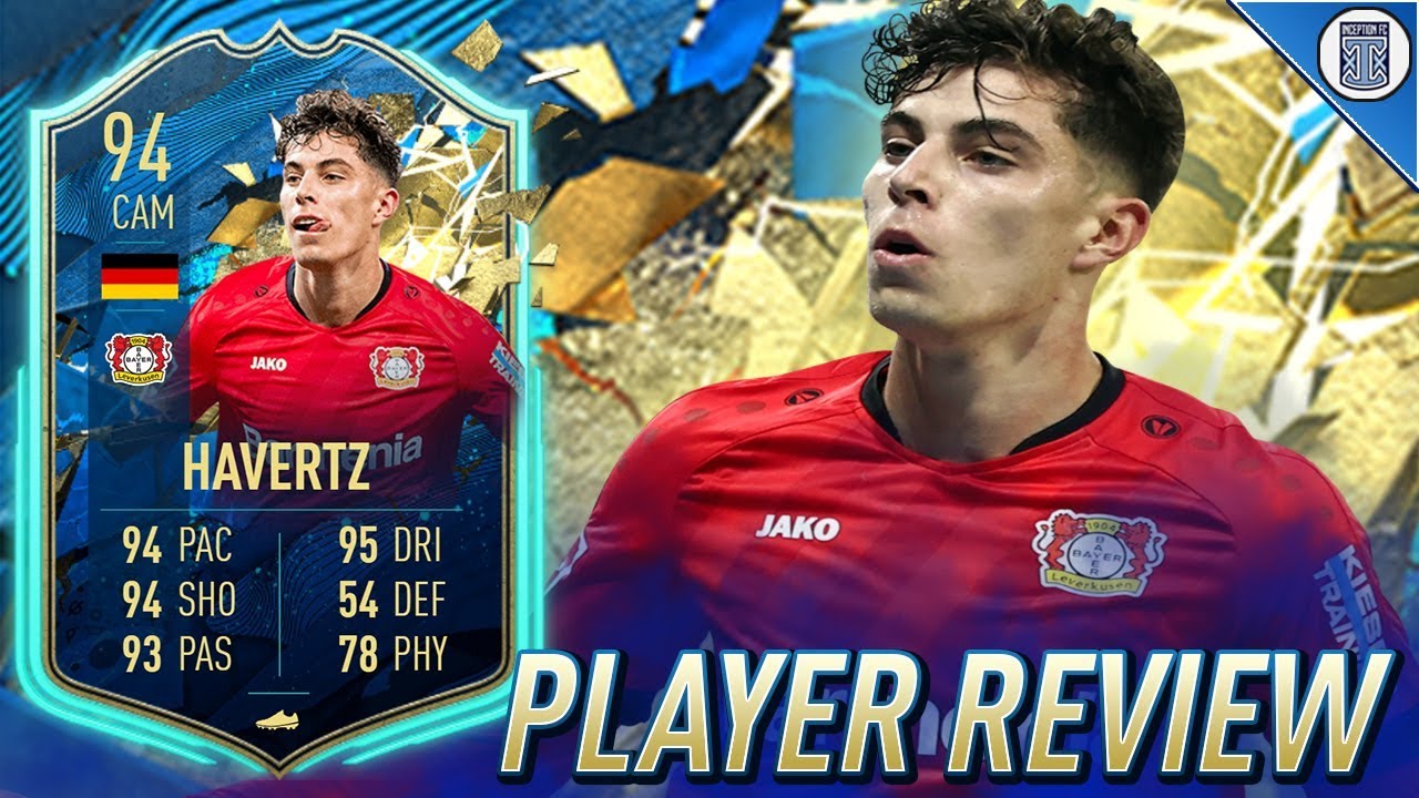 94 TEAM OF THE SEASON SO FAR HAVERTZ PLAYER REVIEW! TOTSSF KAI HAVERTZ - FIFA 20 ULTIMATE TEAM