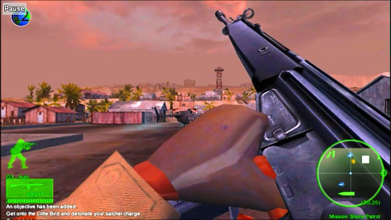 Delta Force Black Hawk Down Walkthrough: Shore Patrol HD