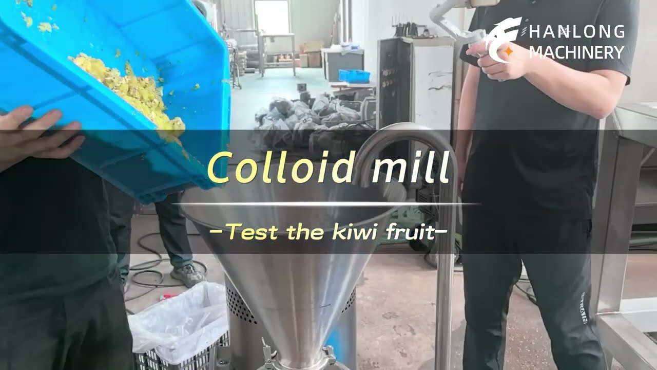 Fruit and vegetable colloid mill is widely used in food, chemical and other industries.