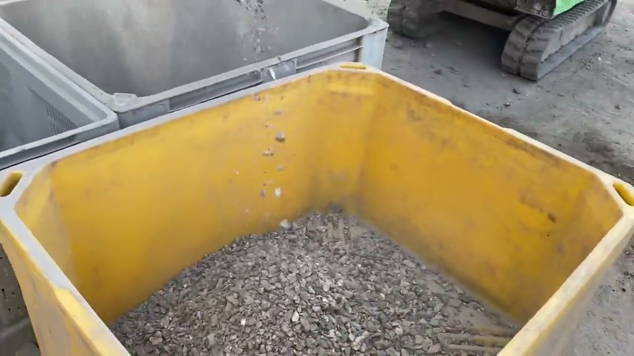 Red rhino crusher screener attachment home made 3 way split