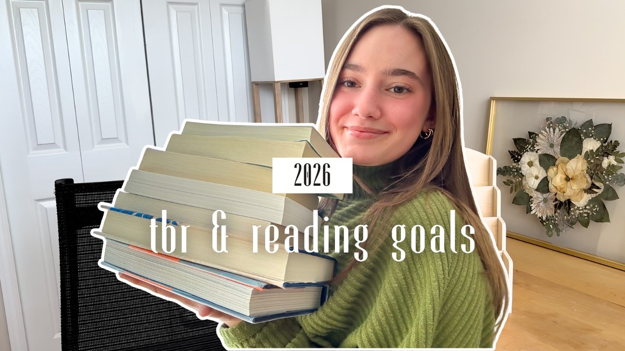 2026 tbr + reading goals! 📚✨