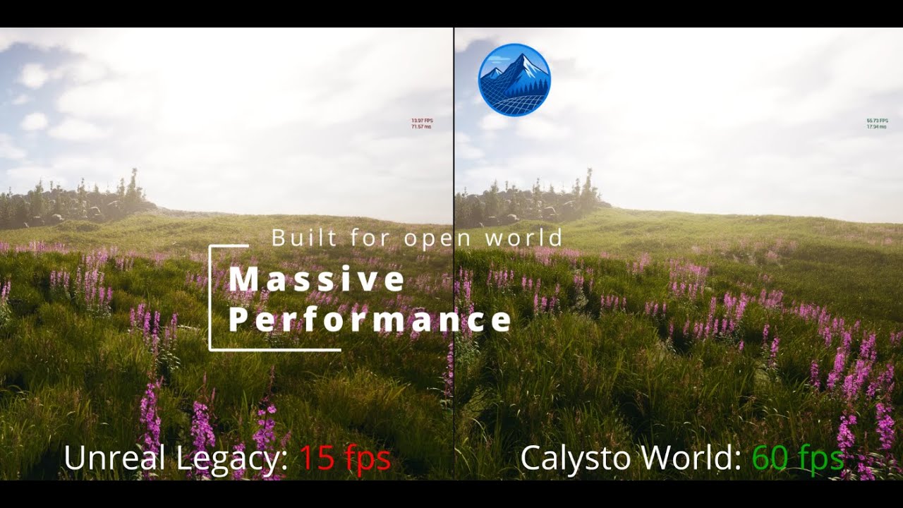 Calysto World 2.0 showcase for Unreal Engine 5 with PCG.