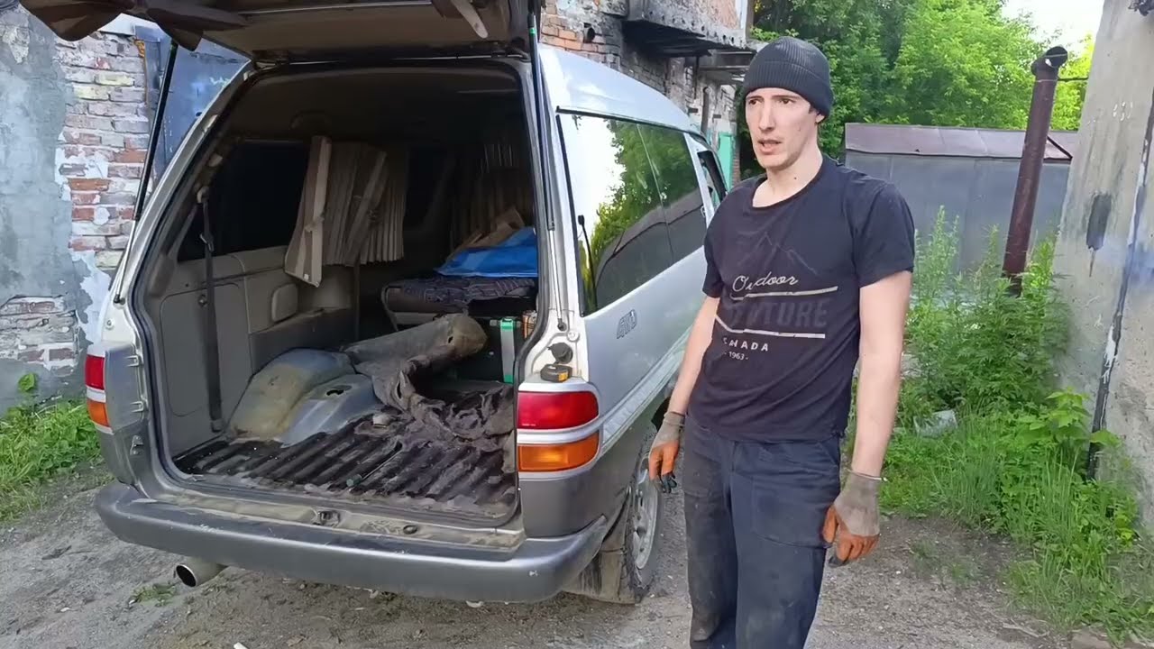 Установка фаркопа на Toyota Town Ace CR30 CR31