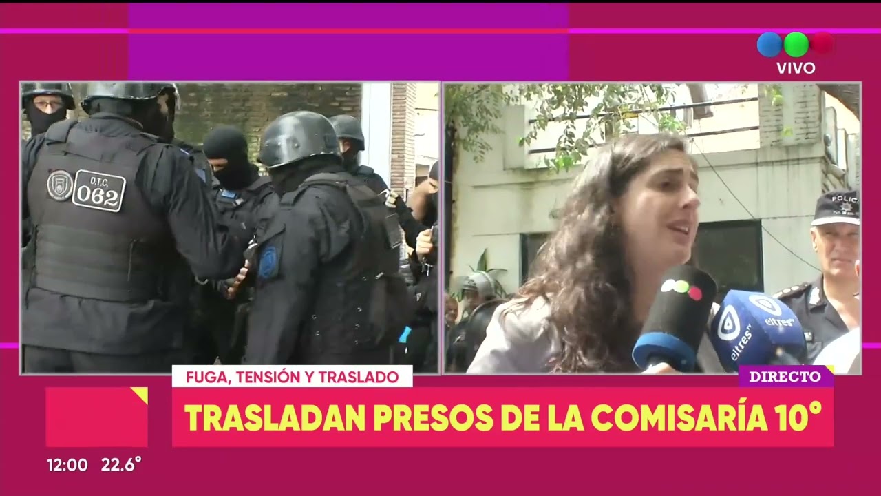 Fuga, tensión y traslado| Telefe Rosario