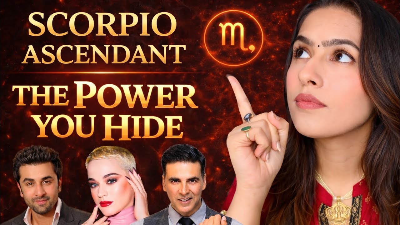 Scorpio Ascendant Secrets 😳 | Vrischik Lagna House-Wise Horoscope Explained
