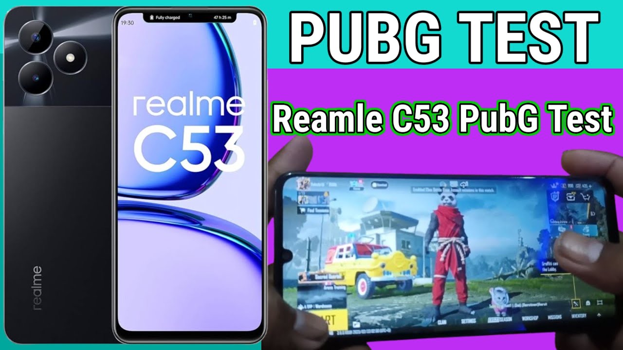 Gaming Test | Pubg Test | Graphics Test Fps Test Realme c53 Pubg Test