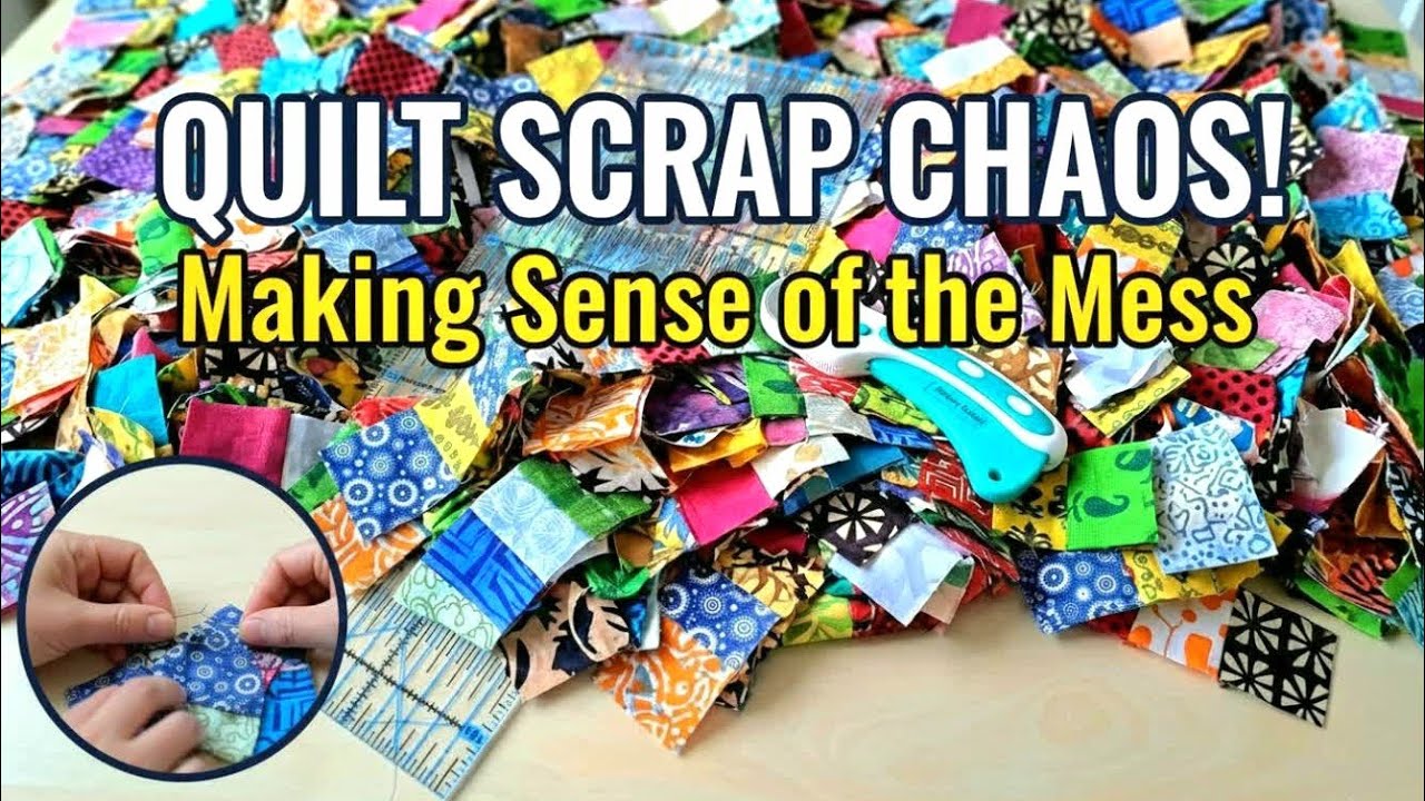 This Scrappy Quilt is Absolutely STUNNING - (See How I Made It).Sewing idea for fabric Scraps .