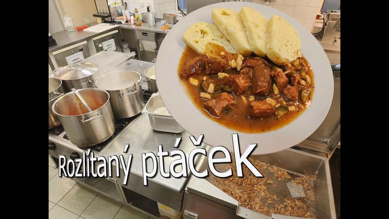 Rozlítaný ptáček z vepřového masa - jak se dělá v profi kuchyni