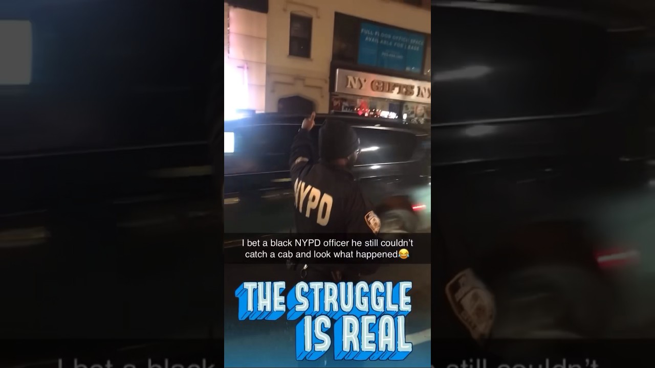 Betting a Black Police Officer he still can&rsquo;t hail a cab 🚕💨 👋🏾👮🏾&zwj;♂️🤦🏾&zwj;♂️#nyc #shorts