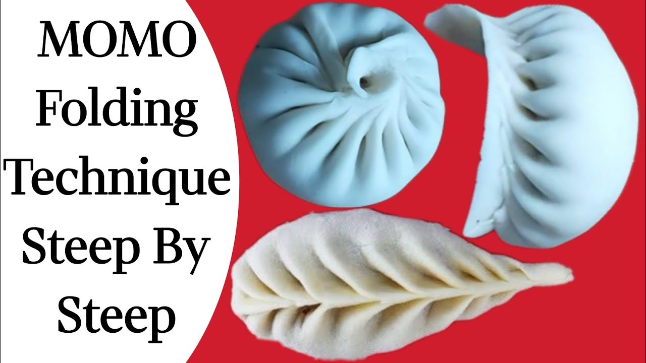 Three Mostly Popular MOMO Design Folding Technique Steep By Steep In Slow Motion You Can Learn After