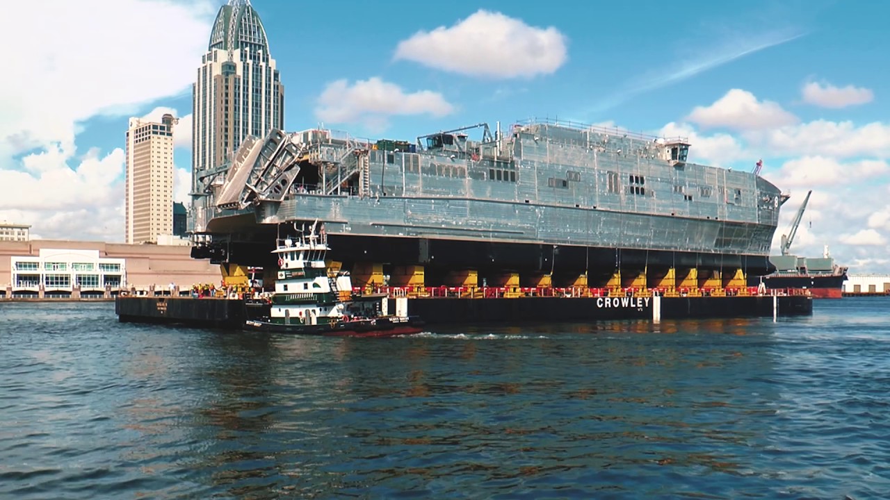 Austal USA - USNS Yuma (EPF 8) Launch
