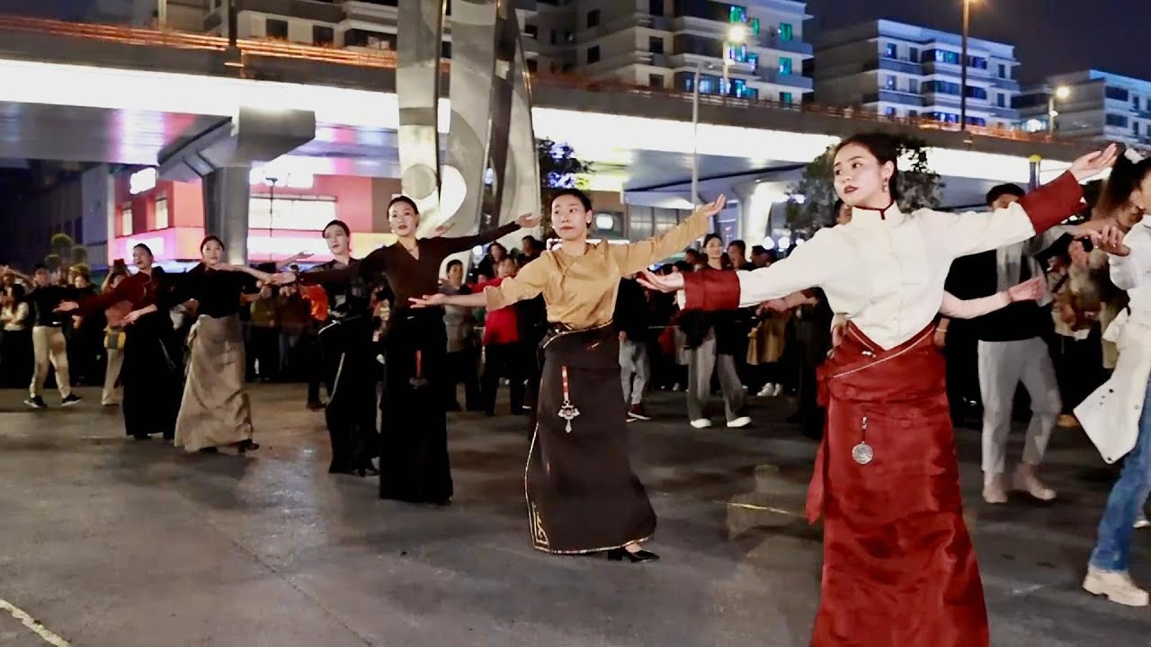 Tibetan dance《公塔公给学学》