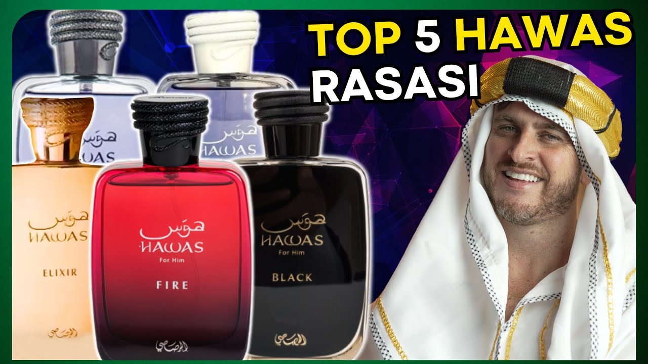 TOP 5 MELHORES PERFUMES da Linha RASASI HAWAS | GUIA COMPLETO #perfume #rasasihawas