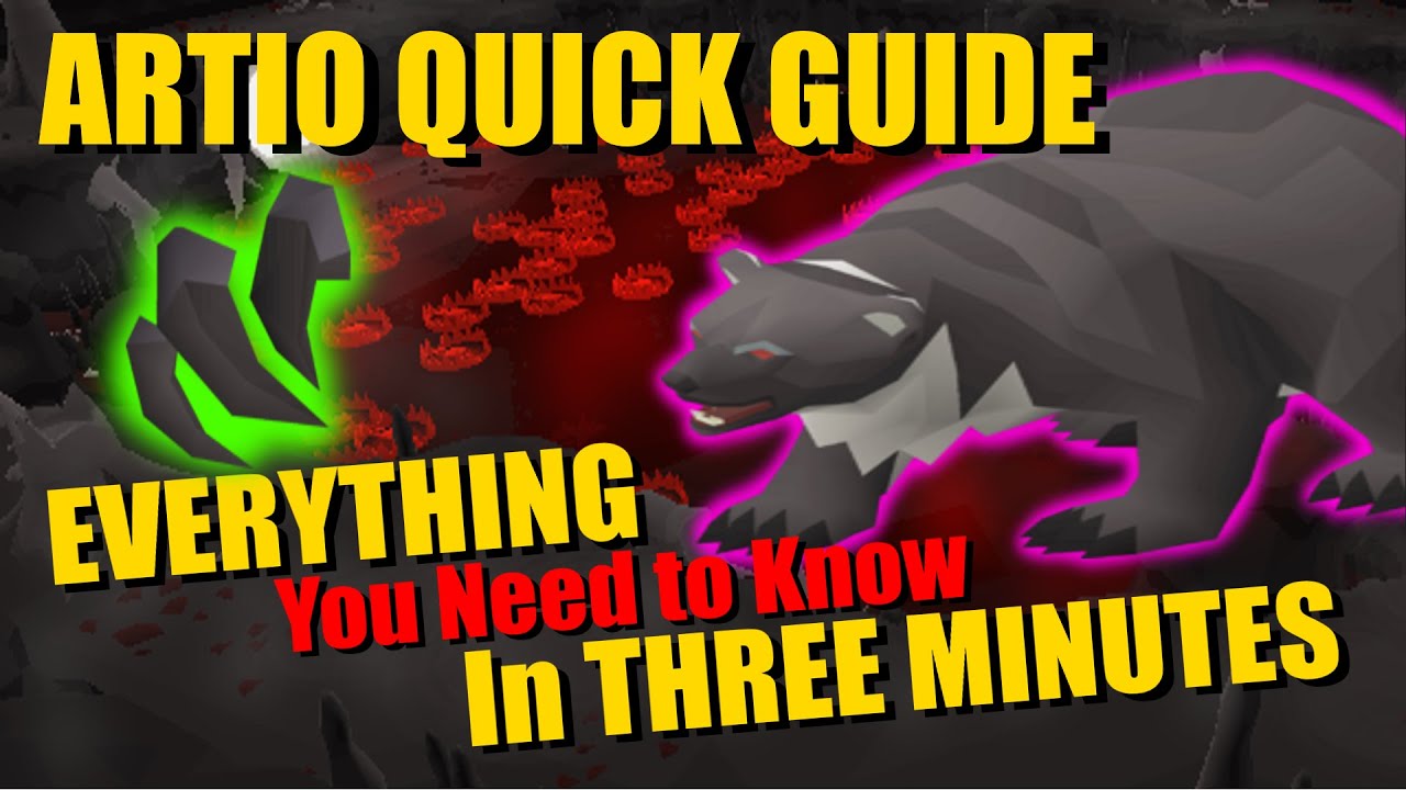 Artio/Callisto in THREE Minutes - A Quick Boss Guide - OSRS