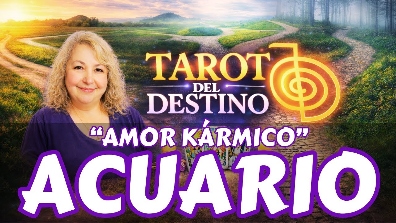 ACUARIO ♒ ESTA PERSONA TE AMA… ES UN AMOR KÁRMICO | Tarot del Destino #acuario