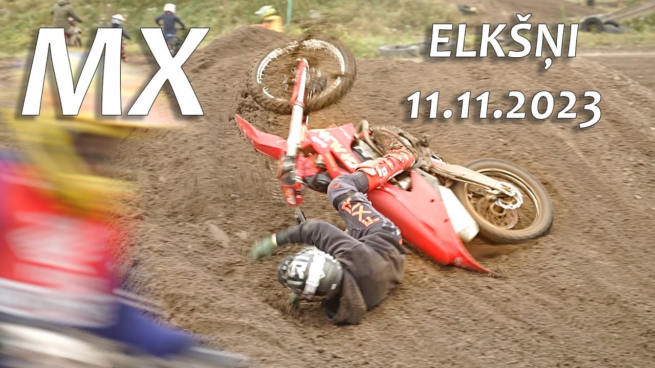 MOTOKROSS ELKŠŅI 11.11.2023. REIŠUĻI, PUMPURS, HUDOLEJS, GRASIS, ŠAICĀNS. JJRACERS, VVMOTO.