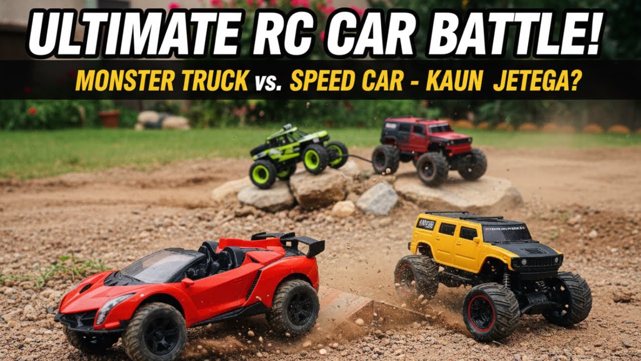 Ultimate RC Car Collection Unboxing & Testing! 🏎️💨 | Monster Truck vs Rock Crawler II TOK TOK TV