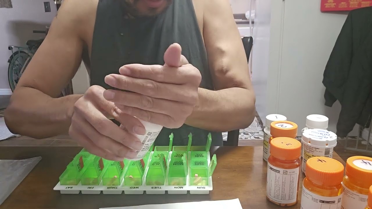 Kidney Transplant Weekly Pillbox Refill