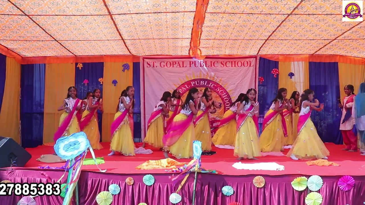 Mene Payal Hai  Dance Performance with Anchoring | 9th Annual Function | St. Gopal Public School