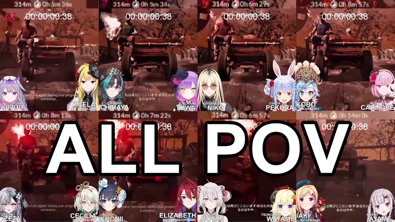 Hololive Chained Together Tournament 2025 | All POV #ホロ新春ゲーム祭2025