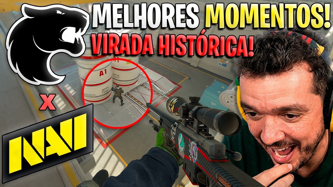 FURIA FEZ HISTORIA NO RIO!🔥FURIA x NAVI - (MELHORES MOMENTOS) - IEM RIO 2026 - (GAULES)