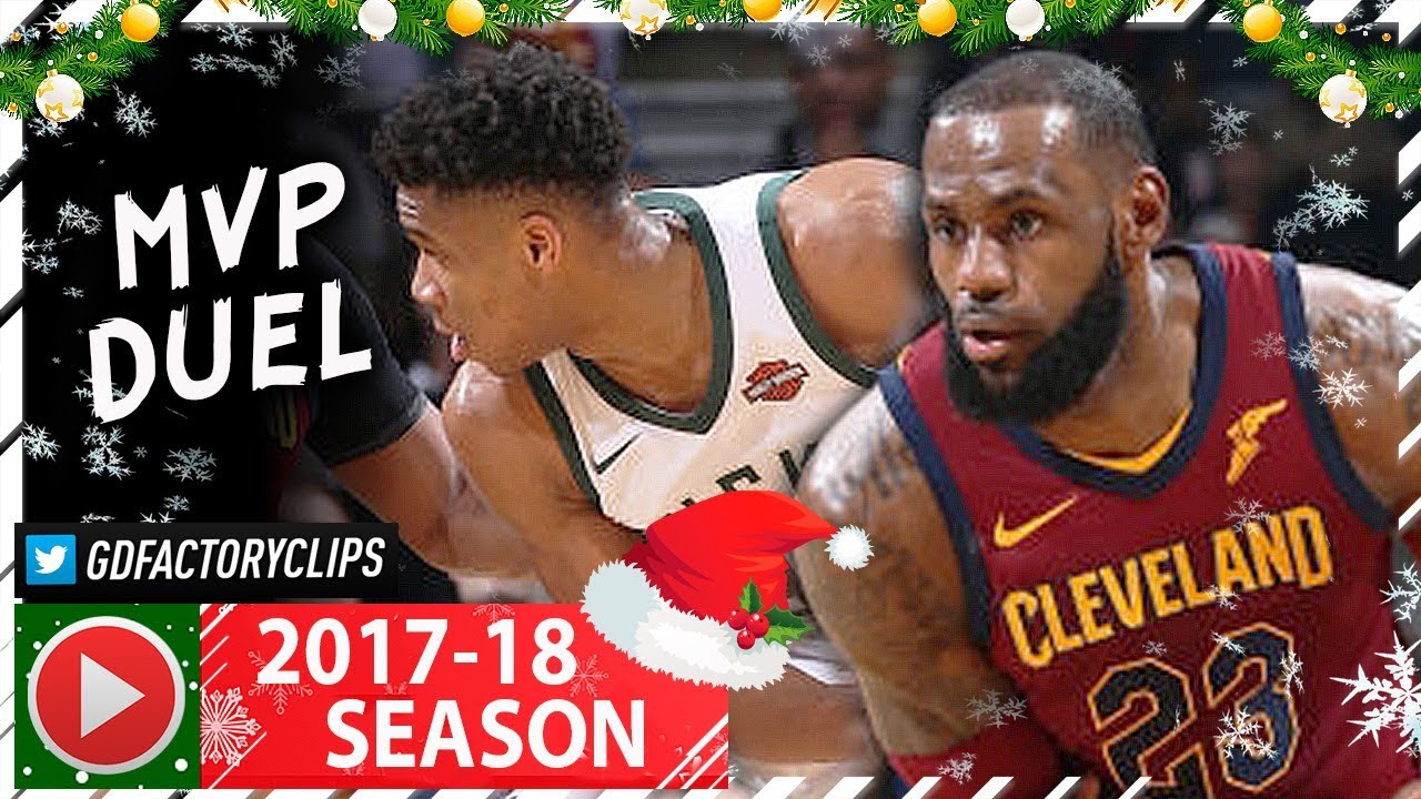 LeBron James vs Giannis Antetokounmpo 3rd MVP Duel Highlights (2017.12.19) Cavs vs Bucks - MUST SEE!