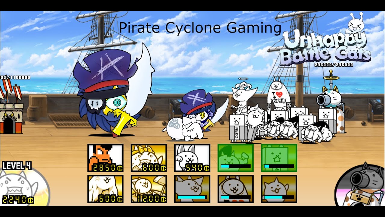 Unhappy Battle Cats Live: Pirate Cyclone Gaming