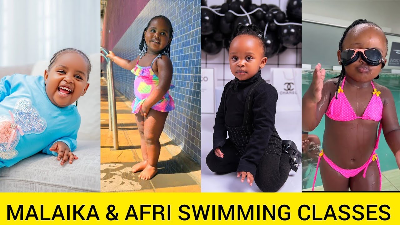 MALAIKA BAHATI AND AFRICANAH RAPUDO ENJOYING THEIR SWIMMING CLASSES| MALAIKA BAHATI | DIANA BAHATI