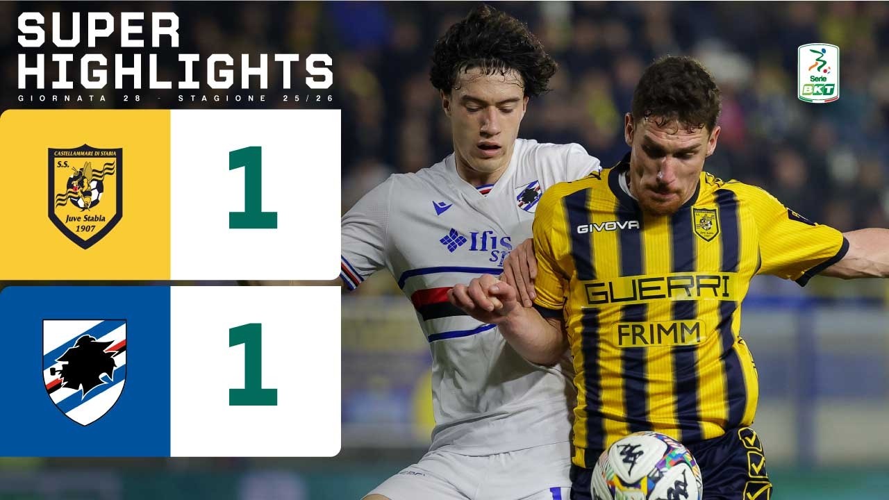 Juve Stabia-Sampdoria 1-1 | SUPER HIGHLIGHTS