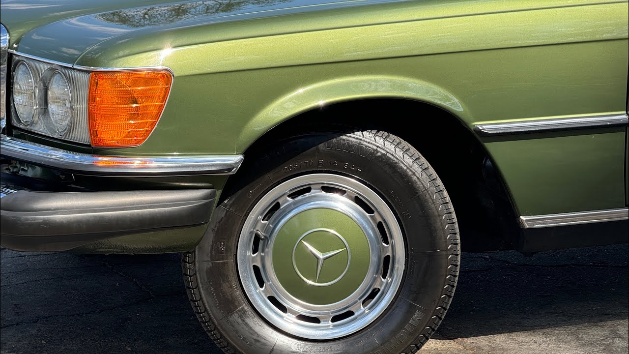 1977 Mercedes Benz 280SE Cypress Green