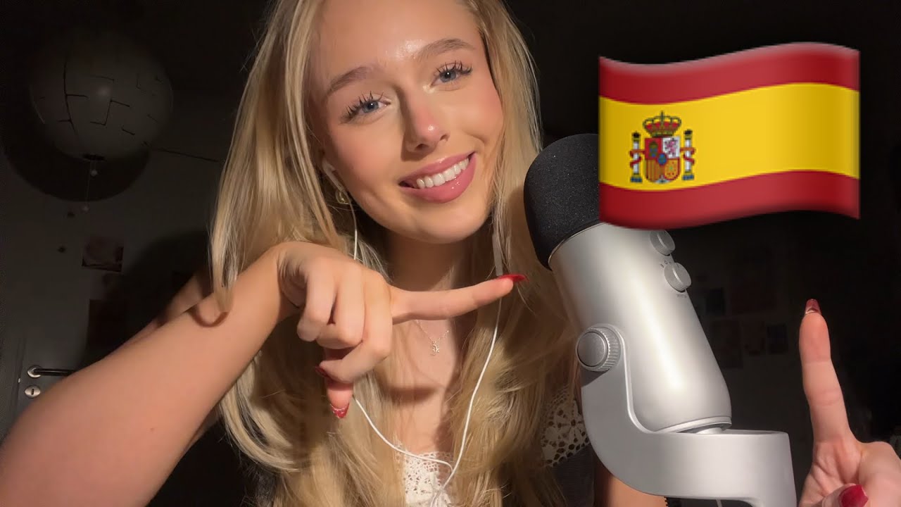 ASMR en español 🇪🇸 my favorite trigger words in spanish pt. 2