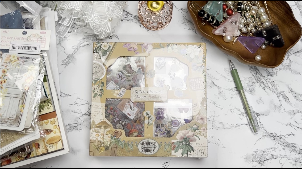 🛍️ HAUL :: 1st time with TEMU - Detailed Clear Stickers 100 pages (Part 5 of 5)