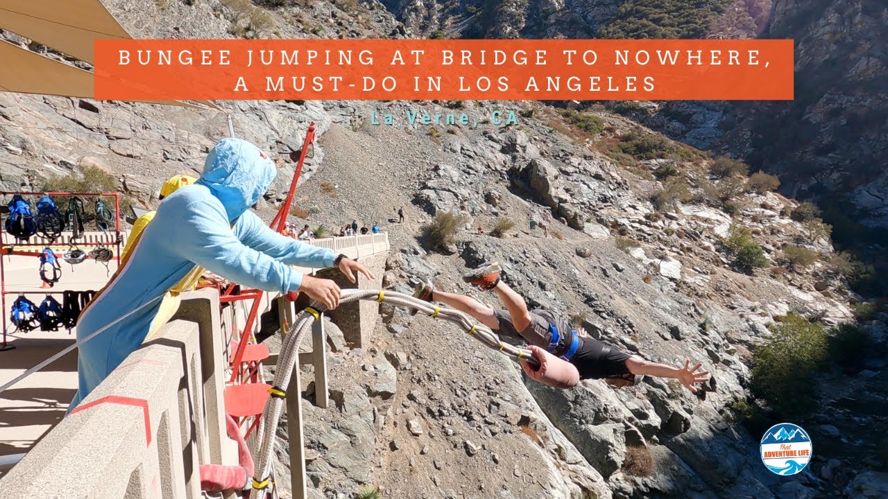 Bungee Jumping at Bridge to Nowhere, a Must-Do Bucket List Item in Los Angeles, CA