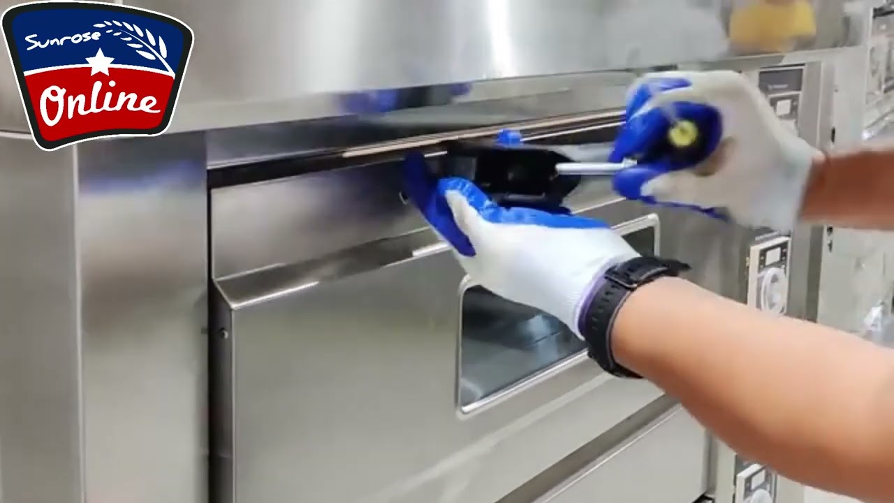 How to setup a commercial gas oven