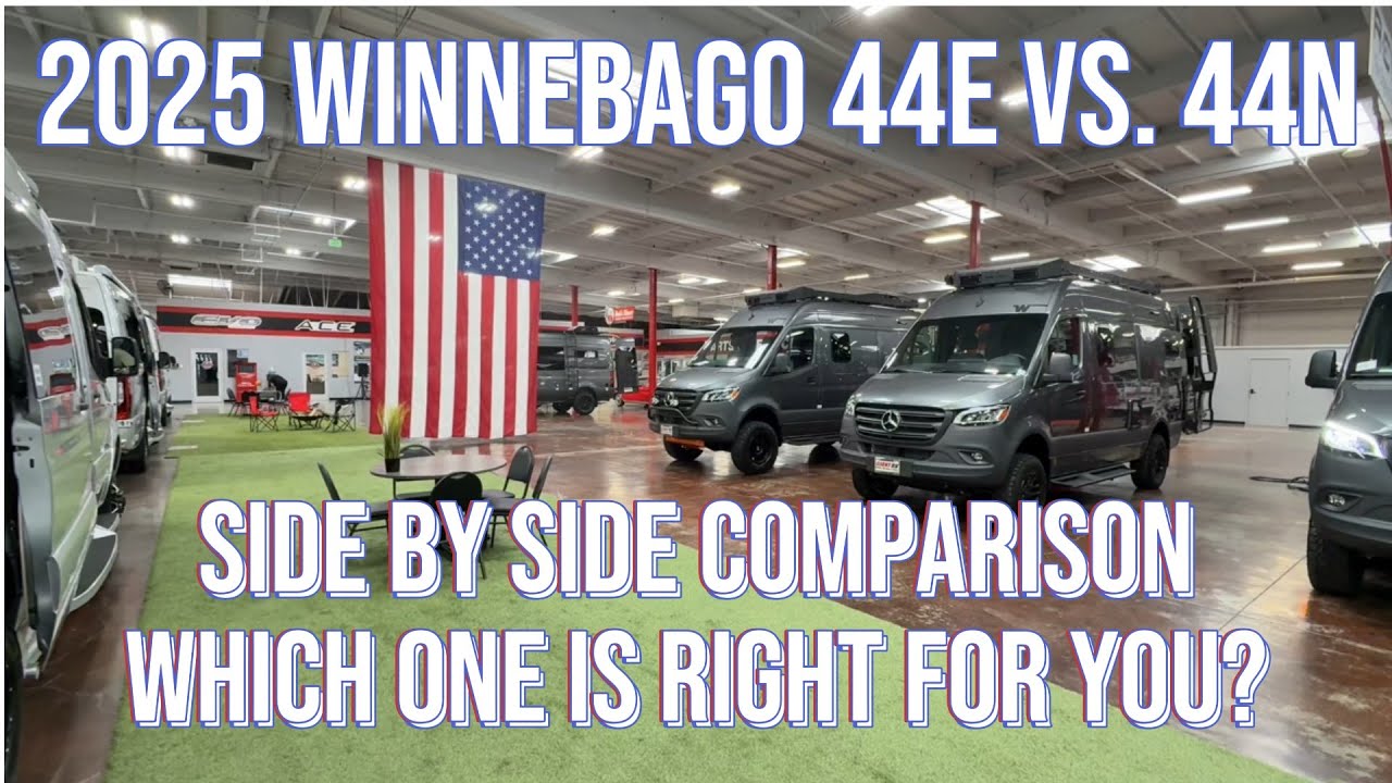 44E Revel vs 44N Revel Sport AWD Twin Side by Side Comparison vs Used 4X4 Turbo Sprinter Mercedes