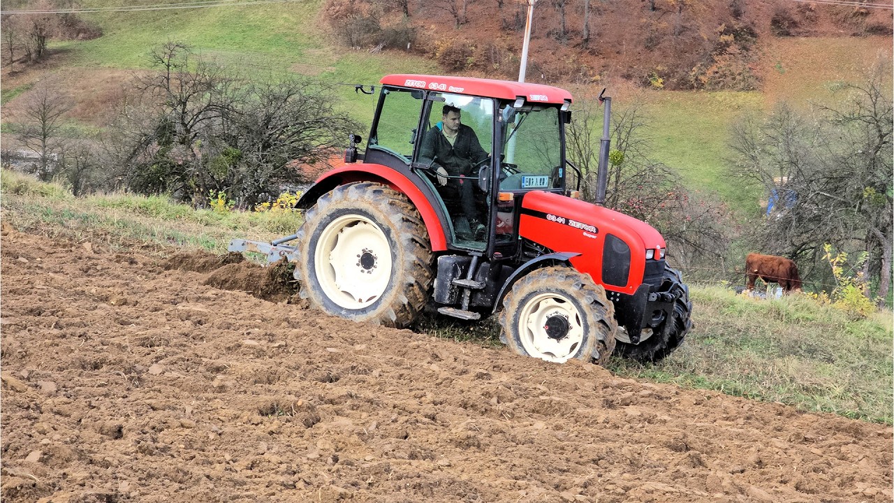 Zetor 6341 - Oranje: KAKO podesiti plug od 12 cola za traktor širine 2,1 m? OLT Posavac vs IMT 756